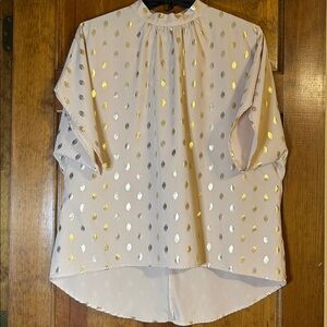 Elegant Polka Dot Blouse